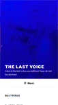 Mobile Screenshot of last-voice.de